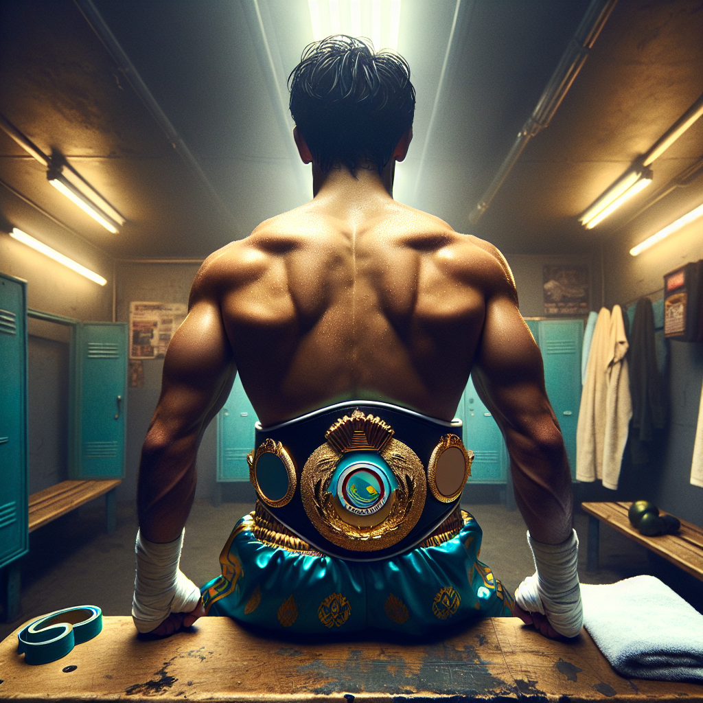 Жанибек Алимханулы перед боем за объединение титулов, пояса, раздевалка, напряжение, освещение